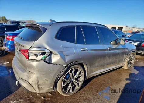 2021 BMW X3 M Competition from USA, damaged, VIN 5YMTS0C06M9F33422